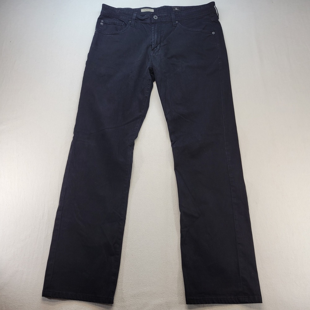 AG Adriano Goldschmied The Protege Pants Mens 34x34 Black Straight Leg